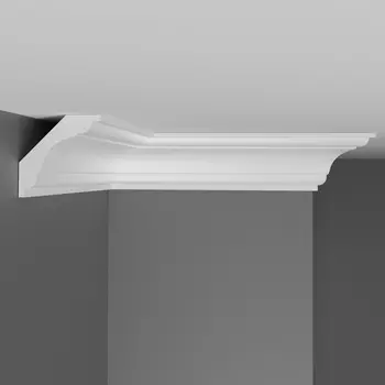 Плинтус потолочный гладкий DECOMASTER D124ДМ (50*50*2000мм)