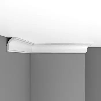 Плинтус потолочный гладкий DECOMASTER DP-16A (68х55х2400)