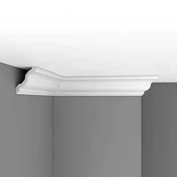 Плинтус потолочный гладкий DECOMASTER DP-2212 (125*105*2400мм)