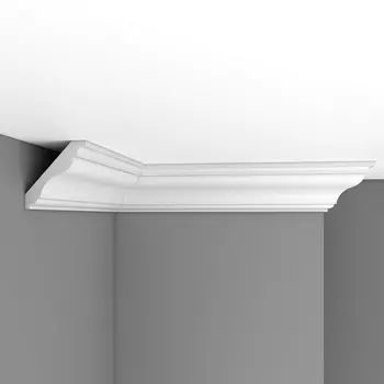 Плинтус потолочный гладкий DECOMASTER DP-357 (85*80*2400мм)