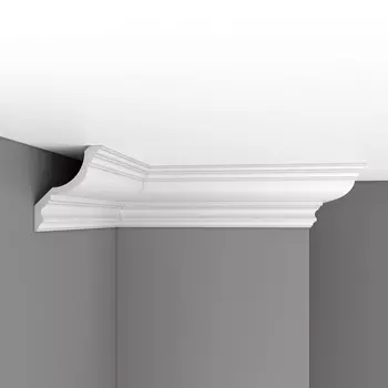 Плинтус потолочный гладкий DECOMASTER DP-372 (178*145*2400мм)