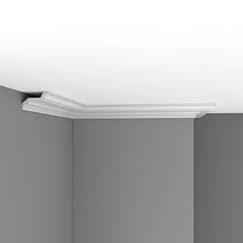 Плинтус потолочный гладкий DECOMASTER DP-374 (60*95*2400мм)