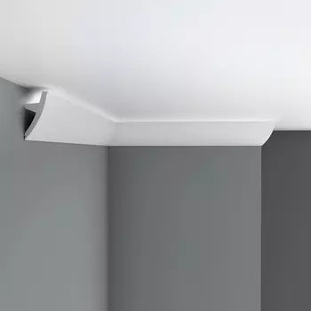 Плинтус потолочный под подсветку DECOMASTER D502 ДМ (73*36*2000 мм)