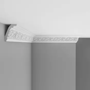 Плинтус потолочный с рисунком DECOMASTER 95323A (79*59*2400мм)