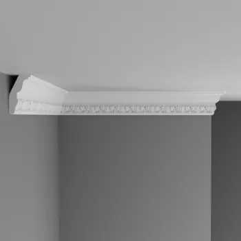 Плинтус потолочный с рисунком DECOMASTER DT-33F гибкий (80*35*2400мм)