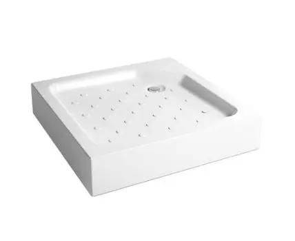 Поддон акриловый АБС/ПММА МЕТАКАМ Universal квадрат 80х80х16 см низкий