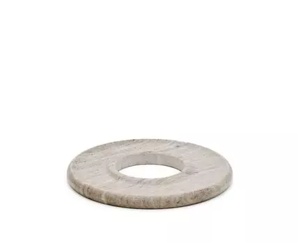 Поднос из бежевого мрамора Morel