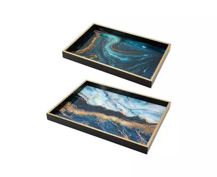 Подносы, 2 предмета 52x38x4см