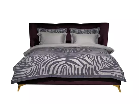 Пододеяльник Саванна принт тенсель серый 145*210