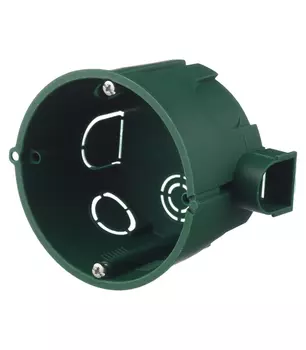 Подрозетник для бетона d68х45мм 8 отводов IP30 с соеденителем