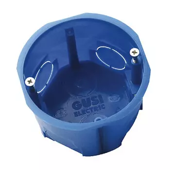 Подрозетник пластм. д/устан. в бетон 68*45мм без соеденителя