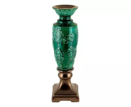 Подсвечник декоративный "Изумруд" (47, Зеленый)