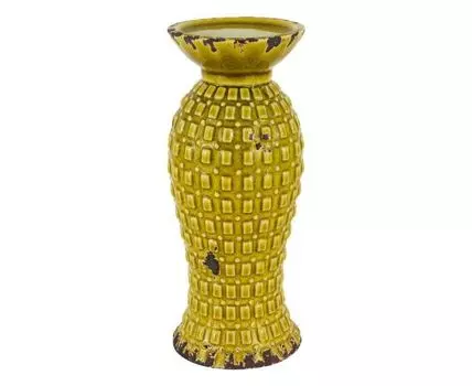 Подсвечник декоративный "Калабрия зеленая" (26, Зеленый)