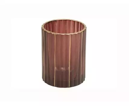 Подсвечник Grain (бордовый, 7,7)