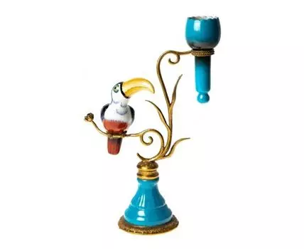 Подсвечник с туканом