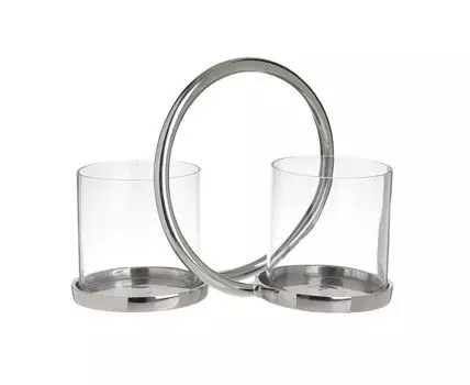 Подсвечник (серебристый, 14)