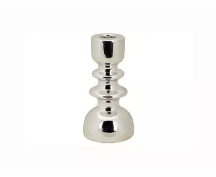 Подсвечник Wave (серебристый, 8,2)