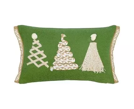 Подушка декоративная с аппликацией Christmas tree
