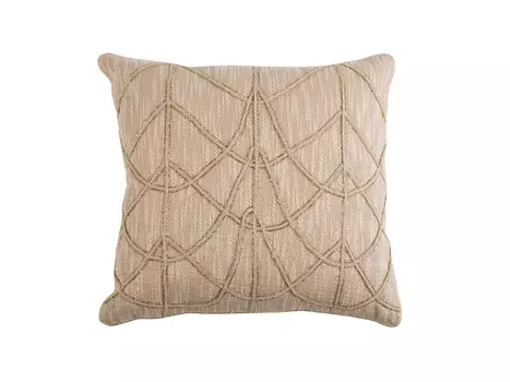 Подушка декоративная с бисером Арт-деко