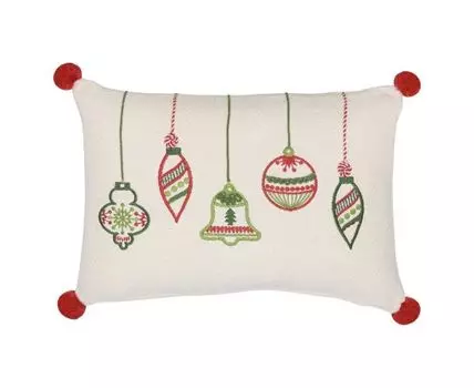 Подушка декоративная с вышивкой Christmas decorations