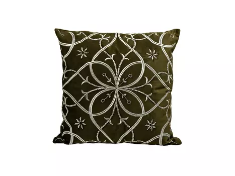 Подушка декоративная с вышивкой Узор