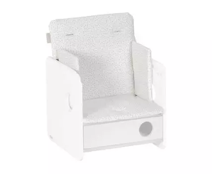 Подушка для стульчика Nuun (белый, розовый, 58)