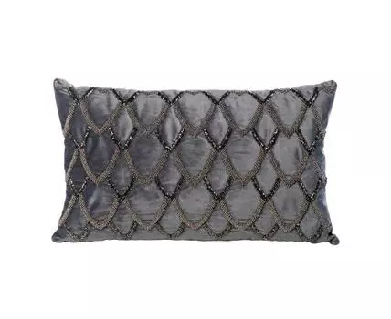 Подушка с бисером Чешуйки Garda Decor