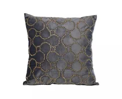 Подушка с бисером Восьмерки Garda Decor