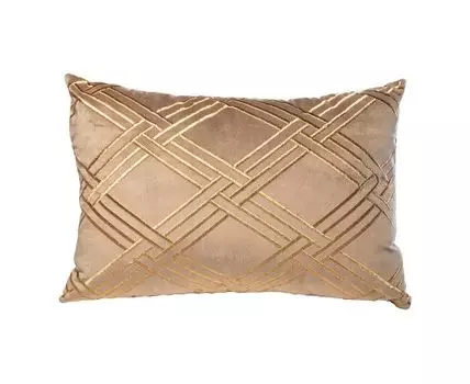 Подушка с вышивкой Ромбы Garda Decor