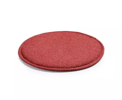 Подушка Stick круглая бордовая