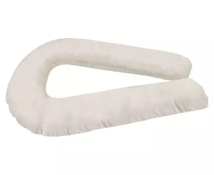 Подушка U-образная (23 см, 110, Холлофайбер, Для беременных, Бежевый, 60)