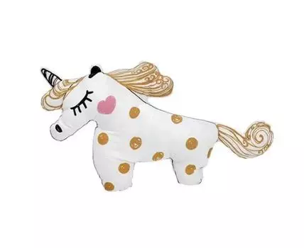 Подушка Unicorn (золотистый)