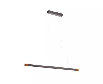 Подвес LISCIANA, 18W(LED), алюминий, сталь, дерево, серый/пластик, белый, 900174