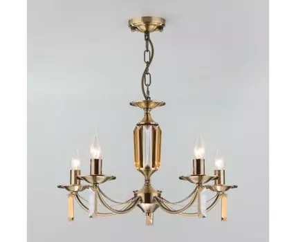 Подвесная люстра 60087/5 античная бронза