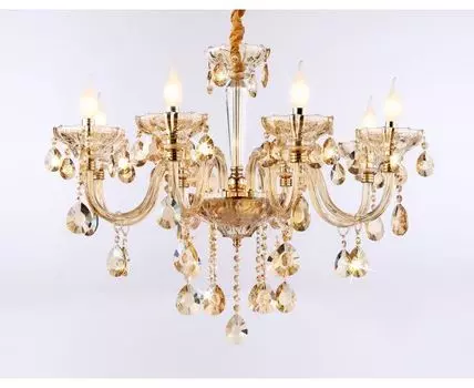 Подвесная люстра Ambrella light классическая с хрусталем Traditional