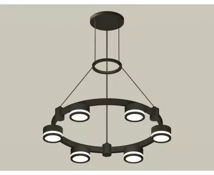 Подвесная люстра Ambrella light с акрилом Techno Ring Traditional DIY