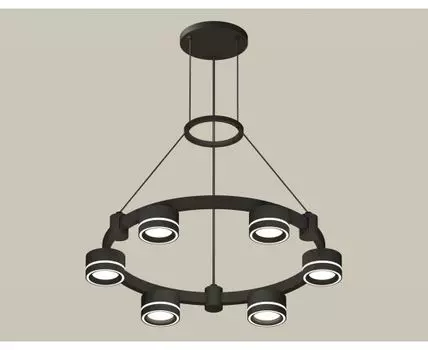 Подвесная люстра Ambrella light с акрилом Techno Ring Traditional DIY