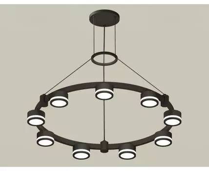 Подвесная люстра Ambrella light с акрилом Techno Ring Traditional DIY