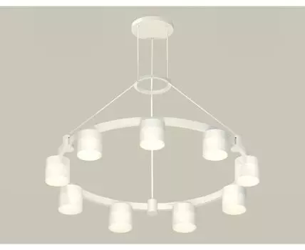 Подвесная люстра Ambrella light с акрилом Techno Ring Traditional DIY