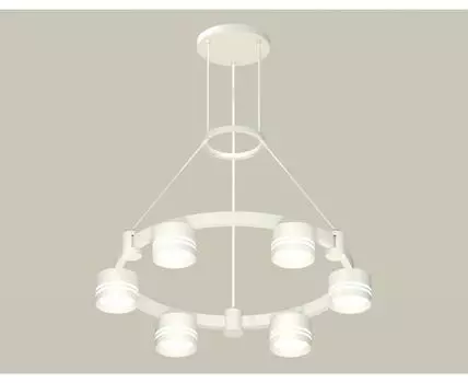 Подвесная люстра Ambrella light с акрилом Techno Ring Traditional DIY