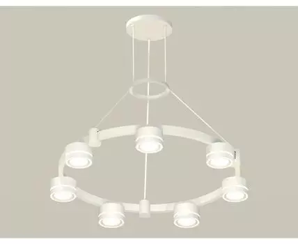 Подвесная люстра Ambrella light с акрилом Techno Ring Traditional DIY