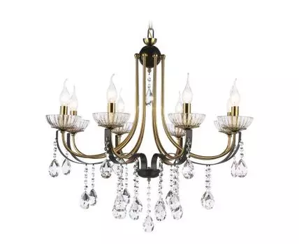 Подвесная люстра Ambrella light с хрусталем Traditional