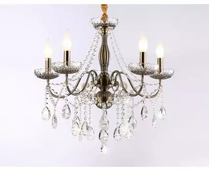 Подвесная люстра Ambrella light с хрусталем Traditional