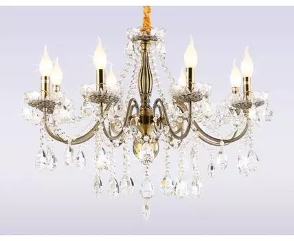 Подвесная люстра Ambrella light с хрусталем Traditional