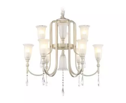 Подвесная люстра Ambrella light с хрусталем Traditional