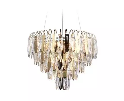Подвесная люстра Ambrella light с хрусталем Traditional