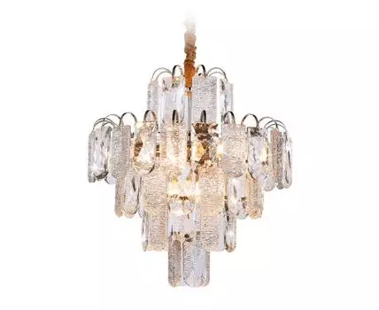 Подвесная люстра Ambrella light с хрусталем Traditional