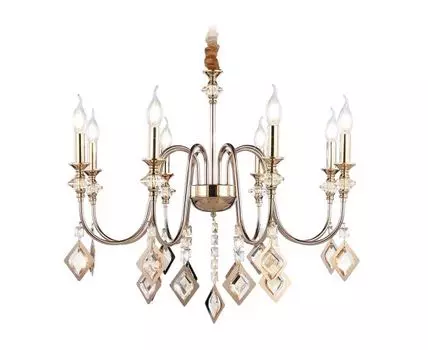 Подвесная люстра Ambrella light с хрусталем Traditional