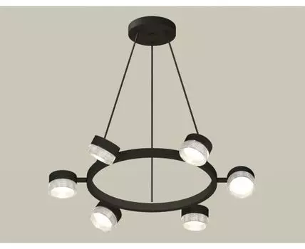 Подвесная люстра Ambrella light с композитным хрусталем Traditional DIY