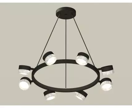 Подвесная люстра Ambrella light с композитным хрусталем Traditional DIY